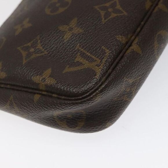 Louis Vuitton Pochette Accessoire Brown Canvas Clutch Bag (Pre-Owned) - Picture 10 of 16
